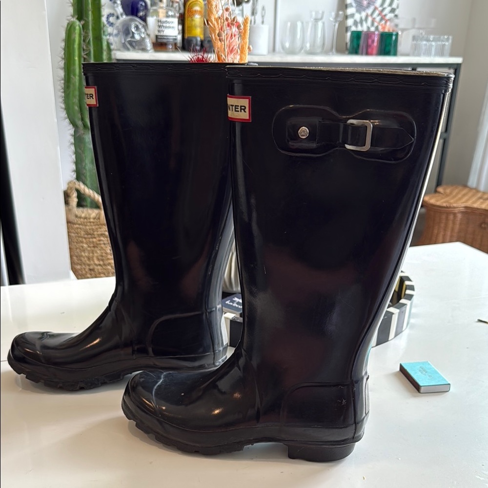 Hunter | Black Rain Boots